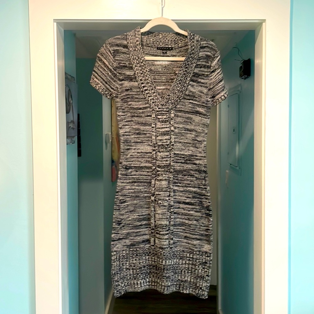 Sweater dress. Great with a pair of leggings and tall boots!